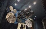 Satellite de communication Dror-1 sur une image non datée (IAI)