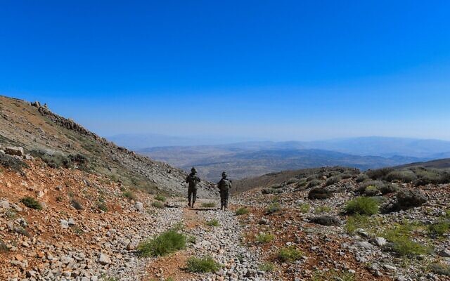 Des soldats de la 810ᵉ brigade régionale « Des montagnes » opérant dans le sud de la Syrie, sur une photo diffusée le 13 juillet 2025. (Crédit : Armée israélienne)