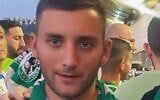 Matan Angrest a été pris en otage le 7 octobre 2023 dans son unité de chars à la base militaire de Nahal Oz. (Crédit : Autorisation)