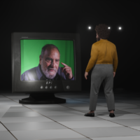 Extrait de « Image Within a Human », l'un des films projetés lors du Festival du film d'artiste, qui se tiendra du 9 au 12 juillet 2025 à Tel Aviv et Jérusalem (Crédit : Amir Yatziv)