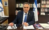L'ambassadeur d'Israël en France, Joshua Zarka. (Crédit : Autorisation)