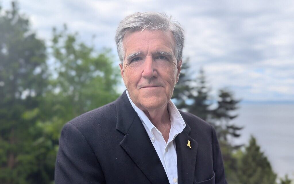 L'écrivain et défenseur pro-israélien et pro-juif Pat Johnson à Vancouver, en mai 2025. (Autorisation)