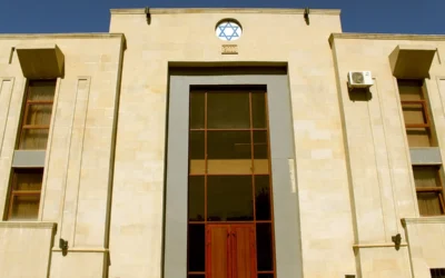 La synagogue des Juifs des montagnes de Bakou (Credit: Wikimedia Commons)