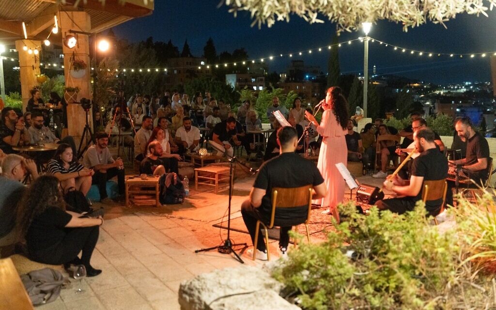 Un événement au centre culturel FeelBeit en août 2025 (Crédit : Zaki Qutteineh) Un événement au centre culturel FeelBeit en août 2025 (Crédit : Zaki Qutteineh)