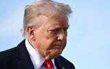 Le président américain Donald Trump se dirigeant vers l'Air Force One, à la base militaire d'Andrews, dans le Maryland, le 11 septembre 2025. (Crédit : Mandel Ngan/AFP)