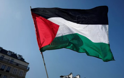 Illustration : Un drapeau "palestinien". (Crédit : Capture d'écran/YouTube)