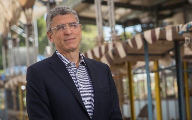 Le rabbin Rick Jacobs, président de l'Union pour le judaïsme réformé, à Jérusalem, le 27 juin 2018. (Crédit : Yonatan Sindel/Flash90)