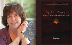 Jane Yolen et son livre le plus célèbre, « The Devil's Arithmetic » (Crédit : Autorisation de Jason Stemple et Penguin Random House via JTA)