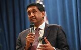 Le représentant Ro Khanna s'exprime lors d'une réunion de la NAACP, à Columbia, en Caroline du Sud, le 20 juillet 2025. (Crédit : AP Photo/Meg Kinnard)