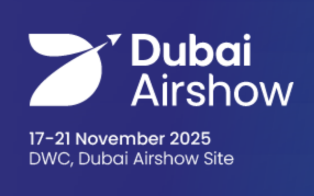 Logo du salon aéronautique Dubai Airshow (Crédit : capture d'écran)