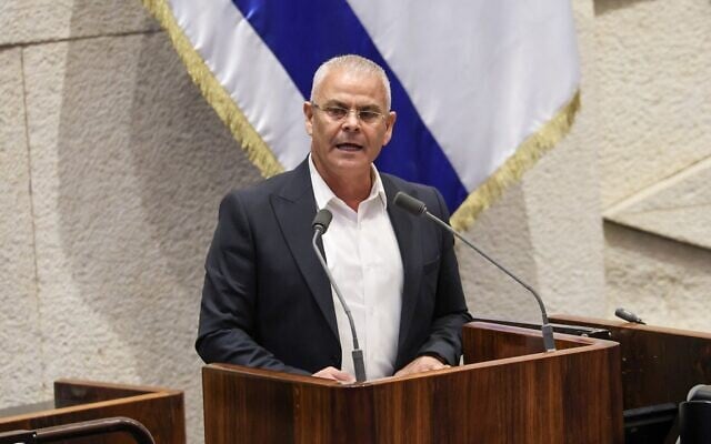 Michel Buskila, député de Tikva Hadasha, à la Knesset, le 29 octobre 2025. (Crédit : Dani Shem-Tov/ Bureau du porte-parole de la Knesset) Michel Buskila, député de Tikva Hadasha, à la Knesset, le 29 octobre 2025. (Crédit : Dani Shem-Tov/ Bureau du porte-parole de la Knesset)