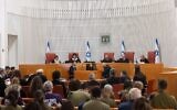 Audience sur les efforts du gouvernement pour enrôler les ultra-orthodoxes dans l’armée, à la Cour suprême, à Jérusalem, le 29 octobre 2025. (Crédit : Chaïm Goldberg/Flash90)