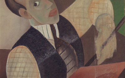 Jesekiel David Kirszenbaum, autoportrait 1925, . (Domaine public //commons.wikimedia.org/w/index.php?curid=157419276)