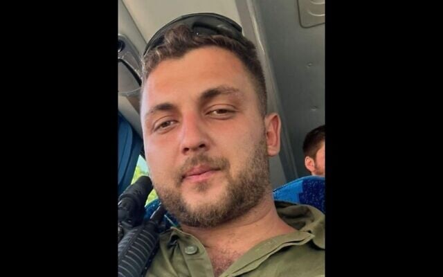 Le sergent-chef (Rés.) Sergey Shmerkin, tué au combat contre le Hamas dans le nord de Gaza le 10 novembre 2024. (Crédit : Armée israélienne)