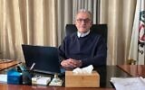 Ayed Abu Ramadan, président de la Chambre de commerce de Gaza. (crédit : Autorisation)