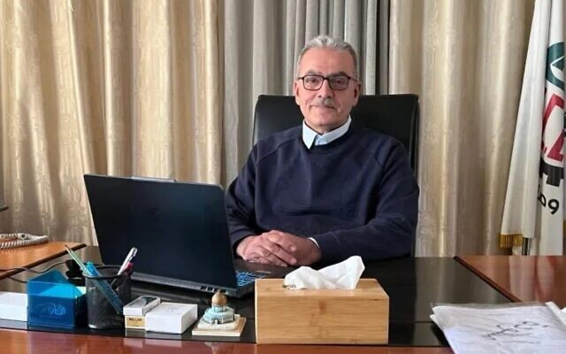 Ayed Abu Ramadan, président de la Chambre de commerce de Gaza. (crédit : Autorisation) Ayed Abu Ramadan, président de la Chambre de commerce de Gaza. (crédit : Autorisation)