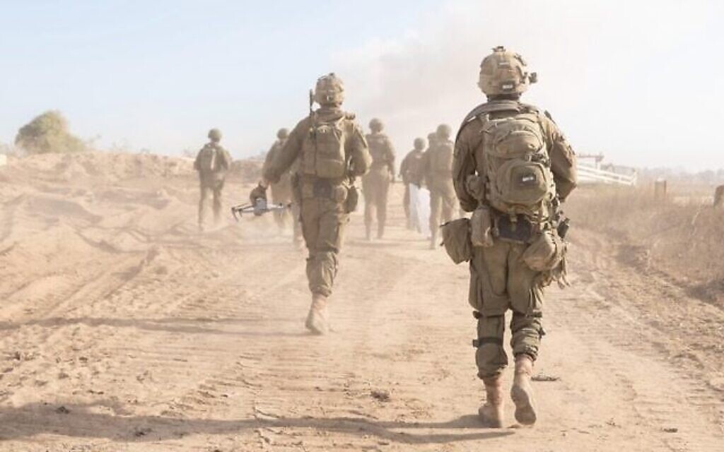 Des soldats de Tsahal opèrent dans la bande de Gaza, dans une image publiée le 22 septembre 2025. (Armée israélienne)