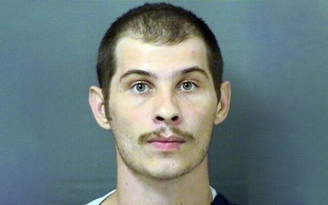 Nicholas Ray Lyn, arrêté au Texas en octobre 2025 pour avoir 
proféré des menaces de mort antisémites à l'encontre de militants conservateurs. (Crédit : Bureau du shérif du comté de Palm Beach via JTA)