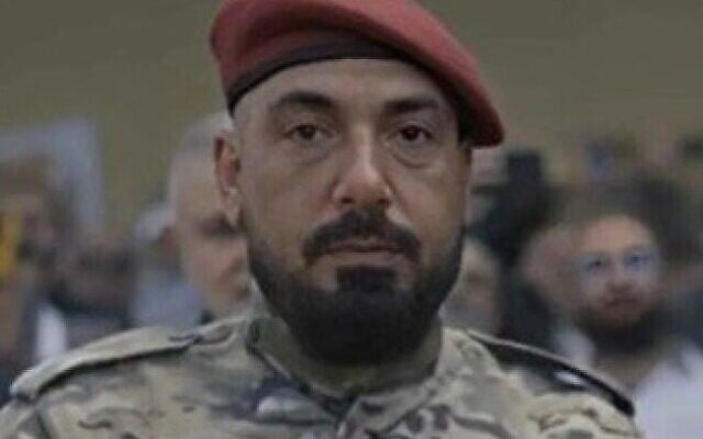 Haytham Ali Tabatabai, chef d'état-major de facto du groupe terroriste chiite libanais du Hezbollah, visé par une frappe aérienne israélienne à Beyrouth le 23 novembre 2025. (Crédit : Autorisation)