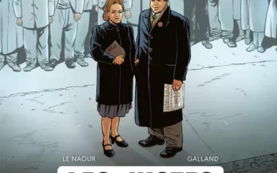 Première de couverture de la bande dessinée : Les Justes : Émilie et Oskar Schindler – Histoire complète (édition Grand Angle)