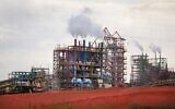 Les chantiers de la mer Morte, à la mer Morte, dans le sud d'Israël, le 21 mars 2023. (Moshe Shai/FLASH90)
