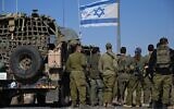 Des réservistes de l'armée israélienne participant à un exercice militaire surprise dans le nord d'Israël, le long de la frontière avec le Liban et la Syrie, le 24 novembre 2025. (Crédit : Michael Giladi/Flash90)