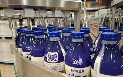 La start-up israélienne Remilk, spécialisée dans les technologies alimentaires, s'associe à Gad Dairies pour lancer des produits laitiers non animal destinés aux consommateurs. (Crédit : Autorisation)