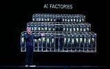 Le PDG de Nvidia, Jensen Huang, s'exprimant lors du Live Keynote Pregame pendant la Nvidia GTC (GPU Technology Conference), à Washington, le 28 octobre 2025. (Crédit : Jim Watson/AFP)
