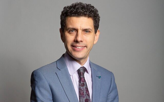 Alex Sobel, député britannique. (Crédit : Parlement britannique)