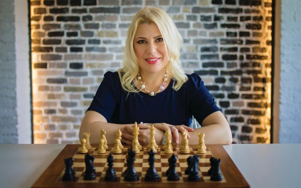 La grande maître hongro-américaine Susan Polgar. (Crédit : Renata Goreczki) La grande maître hongro-américaine Susan Polgar. (Crédit : Renata Goreczki)