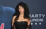 Odessa A'zion lors de la première new-yorkaise du film "Marty Supreme" d'A24, le 16 décembre 2025. (Crédit : John Nacion/Variety via Getty Images)
