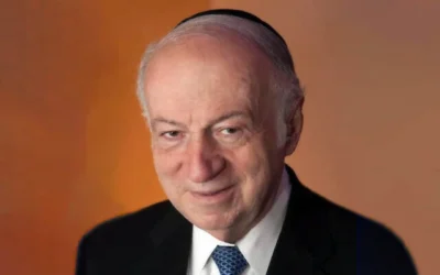 Le rabbin Julius Berman, éminent chef de communauté juif, est décédé à l'âge de 90 ans, en décembre 2025. (Université Yeshiva via la JTA)