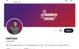 Capture d’écran du compte X.com de Dalil Diab, candidat La France insoumise aux municipales de Tourcoing. (Crédit : X/Dalil Diab)