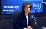 Rachida Dati, ministre française de la Culture et candidate de la droite à la mairie de Paris, sur le plateau de Radio J (capture d’écran YouTube).