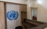 Vue des anciens bureaux de l'Office très controversé de secours et de travaux de l'ONU pour les réfugiés de Palestine dans le Proche-Orient (UNRWA), dans le quartier de Sheikh Jarrah, à Jérusalem-Est, le 20 janvier 2026. (Crédit : Yonatan Sindel/Flash90)