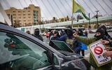 Des vétérans souffrant d'un trouble de stress post-traumatique (TSPT) manifestant à Jérusalem, le 21 janvier 2026. (Crédit : Yonatan Sindel/Flash90)
