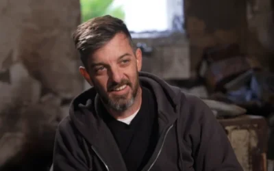 L'ex-otage David Cunio s'entretient avec la chaîne N12, dans le cadre d'une interview diffusée le 12 janvier 2026. (Capture d'écran de la chaîne N12)