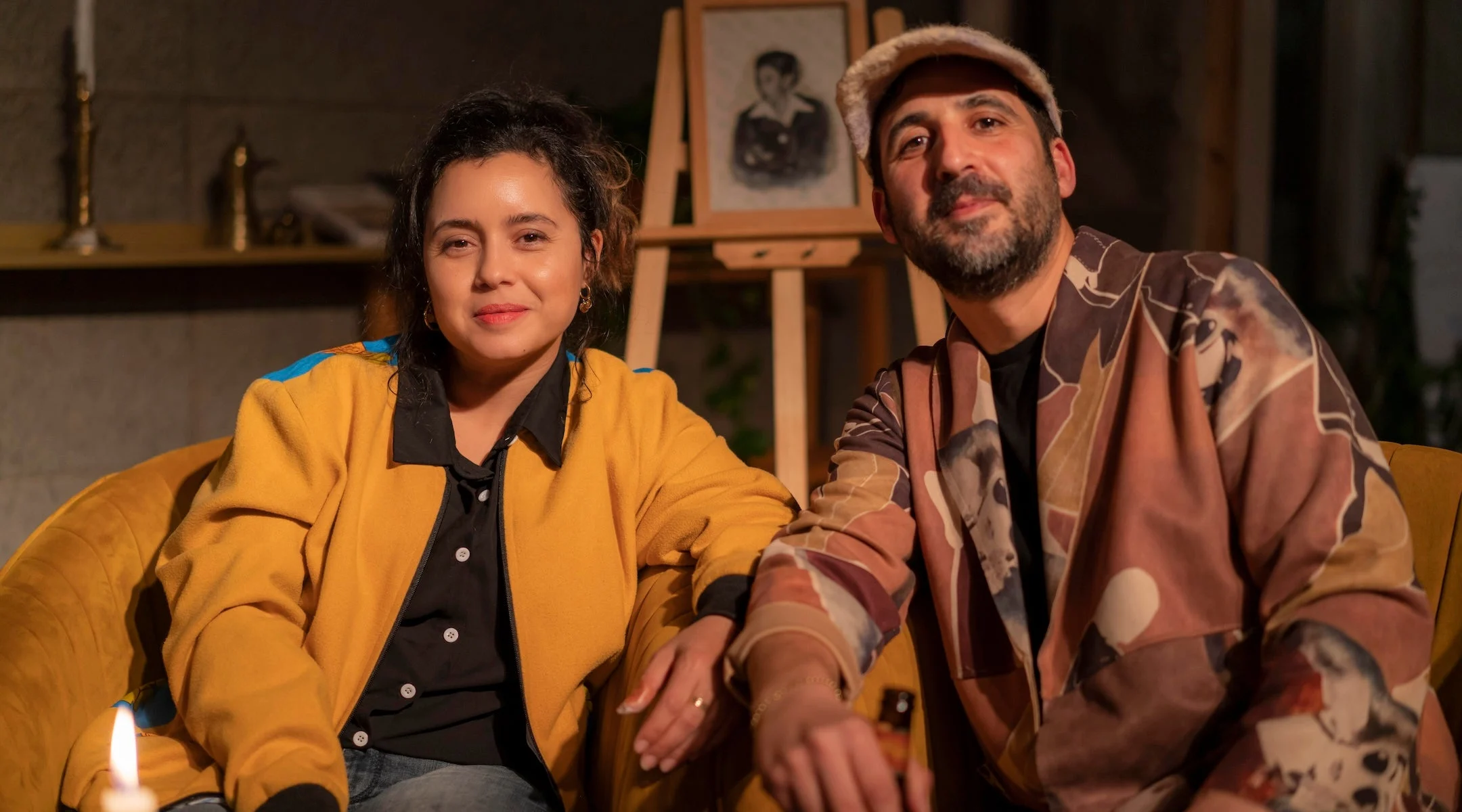 Neta Elkayam and Amit Hai Cohen, partenaires dans la vie comme dans la musique. (Crédit : Gil Rouvio via JTA) Neta Elkayam and Amit Hai Cohen, partenaires dans la vie comme dans la musique. (Crédit : Gil Rouvio via JTA)