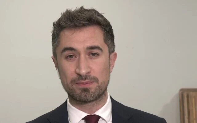 Le député britannique Damien Egan sur GBNews, le 16 février 2024. (Capture d'écran via YouTube) Le député britannique Damien Egan sur GBNews, le 16 février 2024. (Capture d'écran via YouTube)