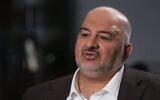 Le chef du parti Raam, Mansour Abbas, lors d'une interview accordée à la chaîne N12 diffusée le 14 février 2026. (Crédit : Capture d'écran/N12)