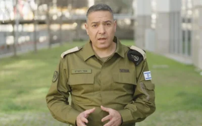 Le porte-parole de Tsahal, le général de brigade Effie Defrin, publie une déclaration vidéo, le 20 février 2026. (Armée israélienne)