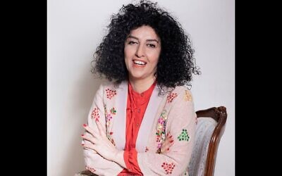 La militante iranienne Narges Mohammadi, à Téhéran, en Iran, en 2021. (Crédit : Reihane Taravati via AP)