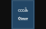 Les logos du Comité de coordination des organisations juives de Belgique (CCOJB) et du Forum der joodse organisaties (FJO).
