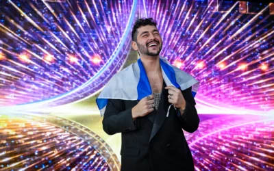 Noam Bettan, candidat israélien à l'Eurovision 2026, à Neve Ilan, près de Jérusalem, le 21 janvier 2026. (Crédit : Yael Abas Guisky/Flash90)