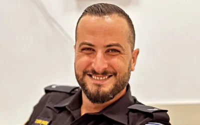 Le premier sergent Antoine Yousef Shehadeh, tué dans un accident de la route dans le nord d’Israël le 18 février 2026. (Crédit : Police israélienne) Le premier sergent Antoine Yousef Shehadeh, tué dans un accident de la route dans le nord d’Israël le 18 février 2026. (Crédit : Police israélienne)