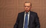 Le président turc Recep Tayyip Erdogan assistant à une cérémonie de signature lors de sa visite officielle, au Palais national d'Addis-Abeba, en Éthiopie, le 17 février 2026. (Crédit : Marco Simoncelli/AFP)