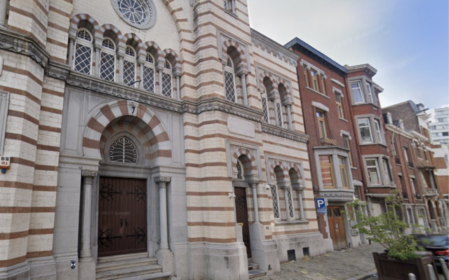 La synagogue de Liège, située rue Léon Frédéricq, en Belgique. (Crédit : Capture d'écran/Google street view)