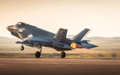 Un avion de chasse F-35I de l'armée de l'air israélienne s'apprêtant à partir pour une mission de frappe en Iran, sur une photo publiée le 19 mars 2026. (Crédit : Armée israélienne)