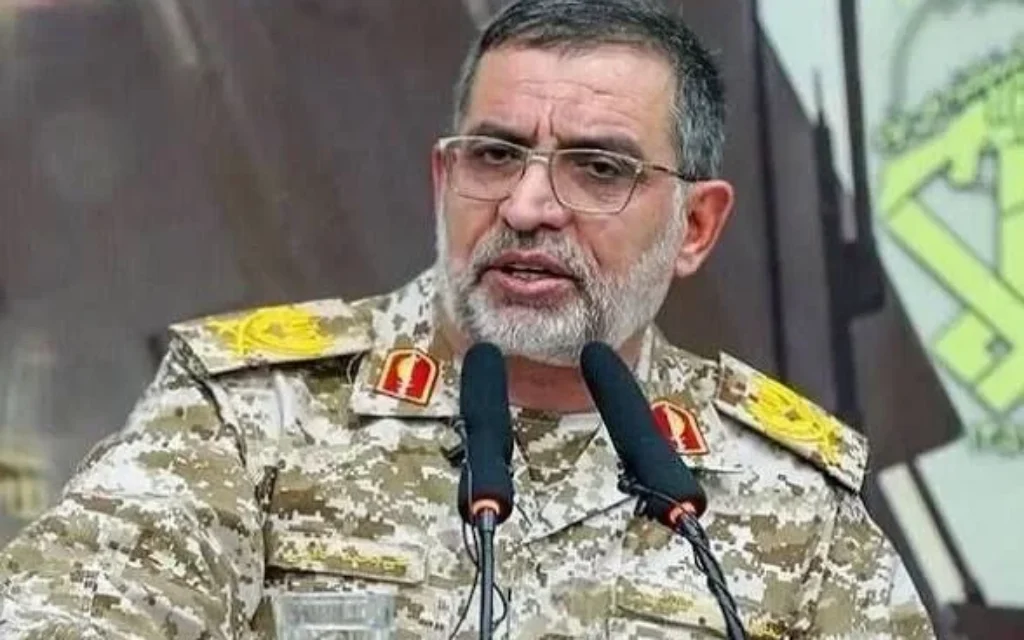 Ali Mohammad Naini, porte-parole du Corps des gardiens de la révolution islamique, sur une photo fournie par les autorités iraniennes. (Capture d'écran)