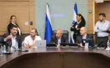 Le député Hanoch Milwidsky (Likud) préside une réunion de la commission des Finances de la Knesset, le 14 avril 2026. (Crédit : Dani Shem-Tov/Bureau du porte-parole de la Knesset)